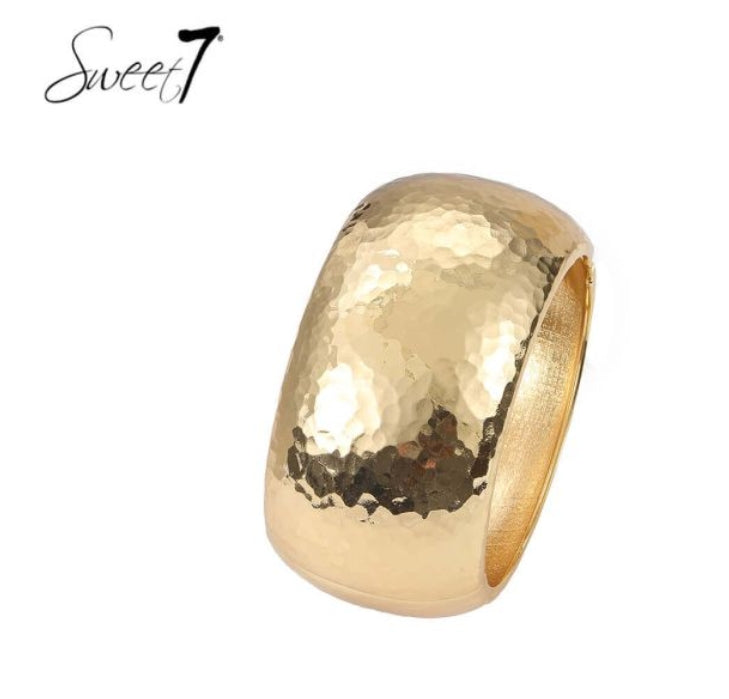 Sweet7 Bangle Armband Goud - 18 cm