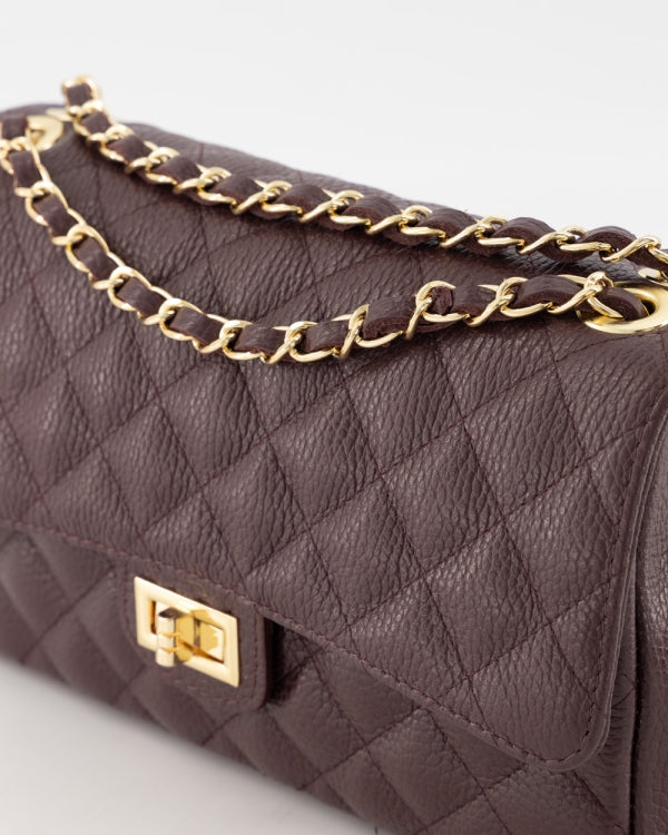 Audrey Medium Crossbody Tas - Bordeaux