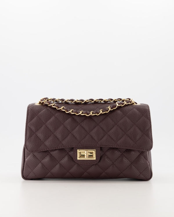 Audrey Medium Crossbody Tas - Bordeaux