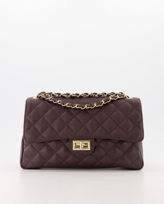 Audrey Medium Crossbody Tas - Bordeaux