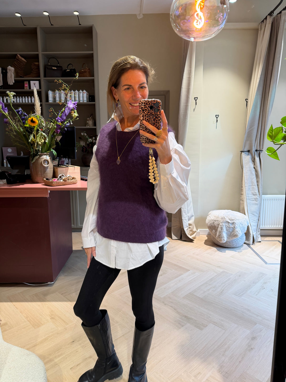 Gilet paars