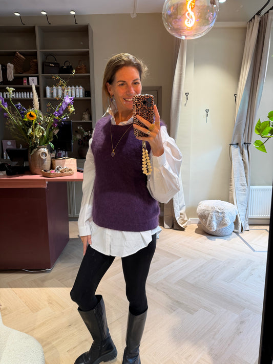 Gilet paars