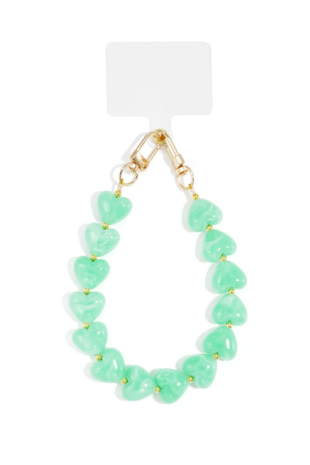 Classy Hartvormig Telefoonkoord - Lichtgroen