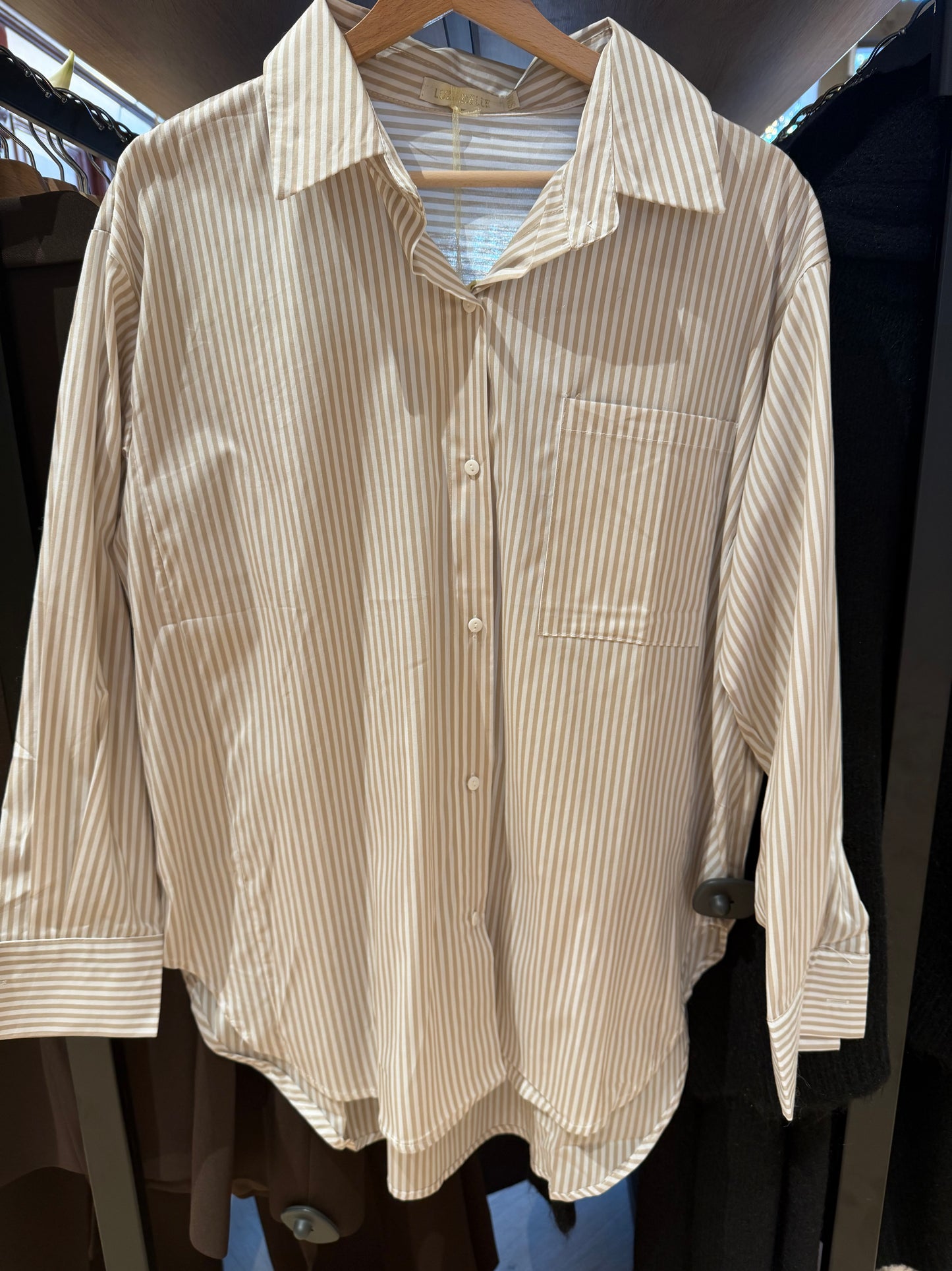 Blouse krijtstreep