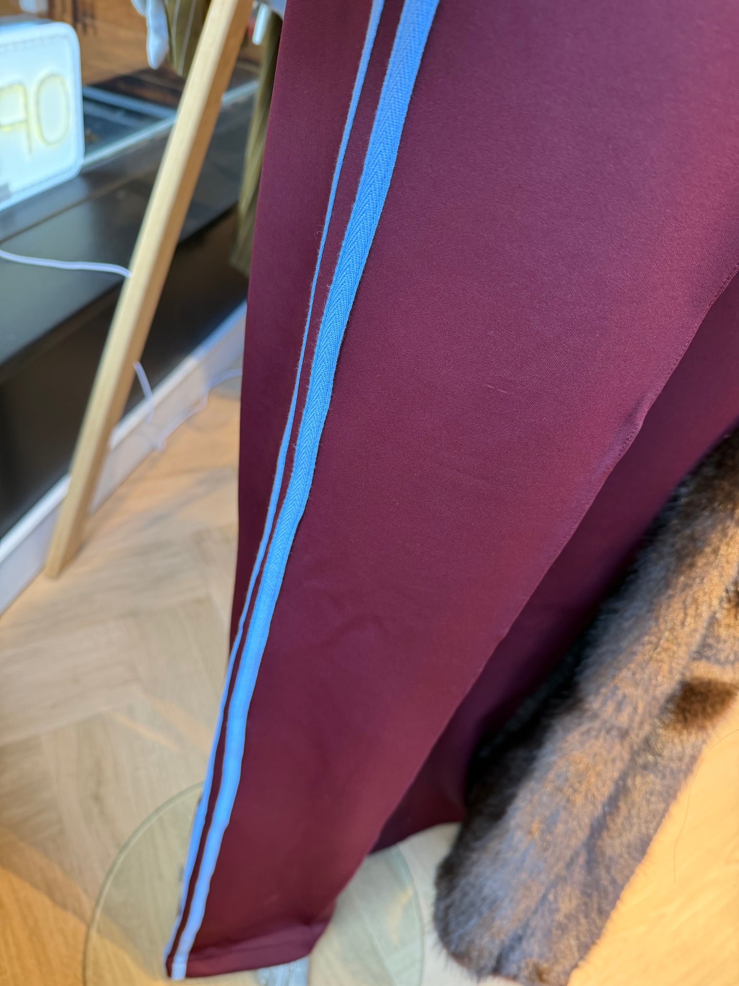 Broek streep red/blue