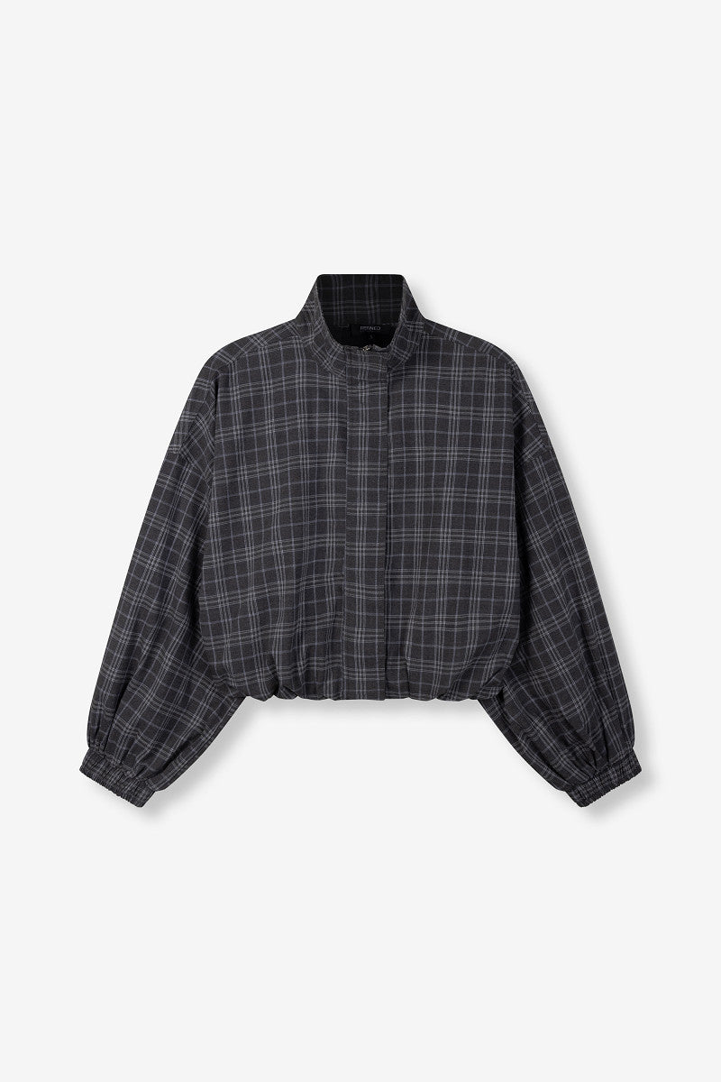 Oversized check jacket SKYE