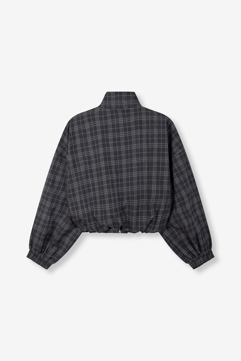 Oversized check jacket SKYE