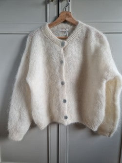 Boebou Mohair Vest – Wit