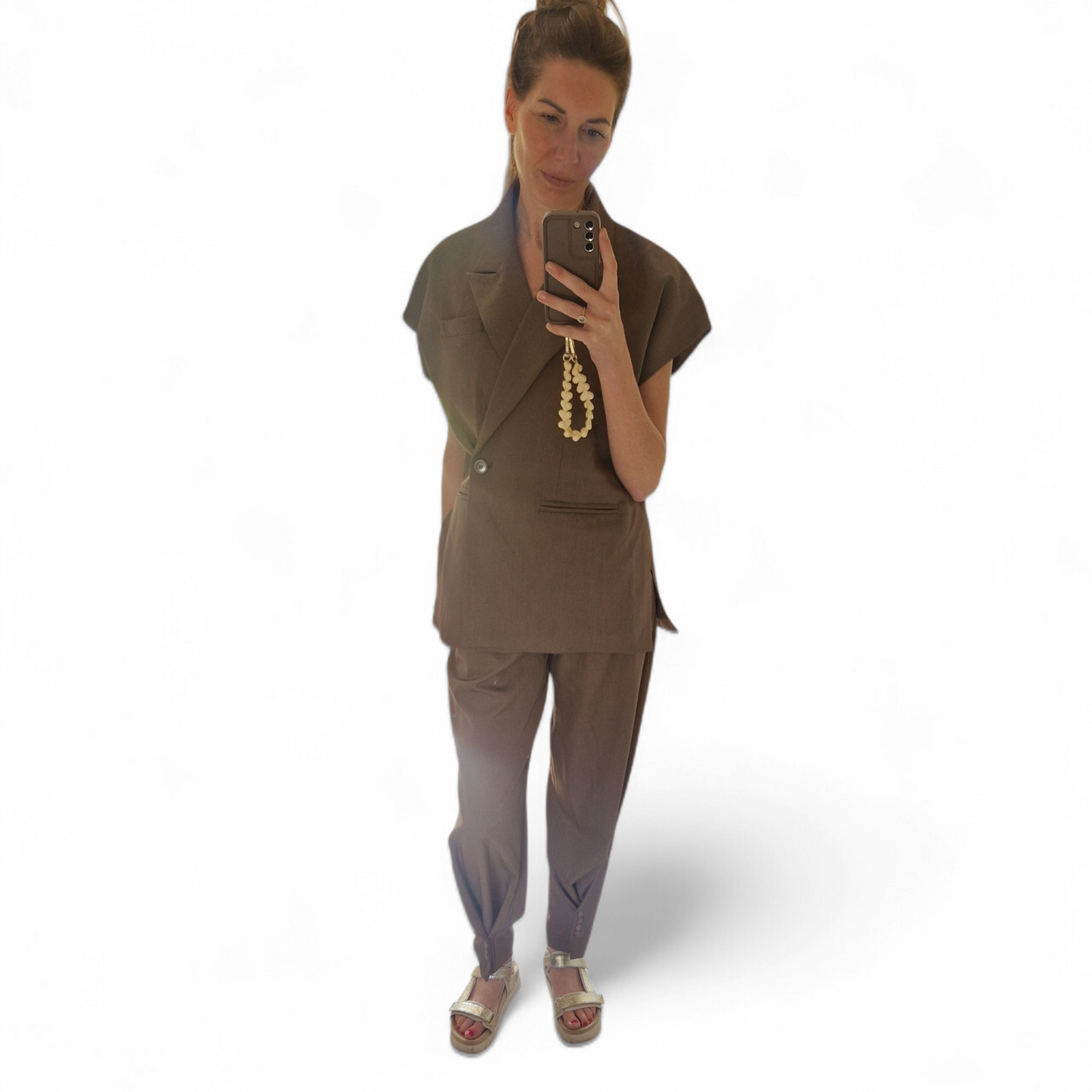 Gilet Mirte – Coffee