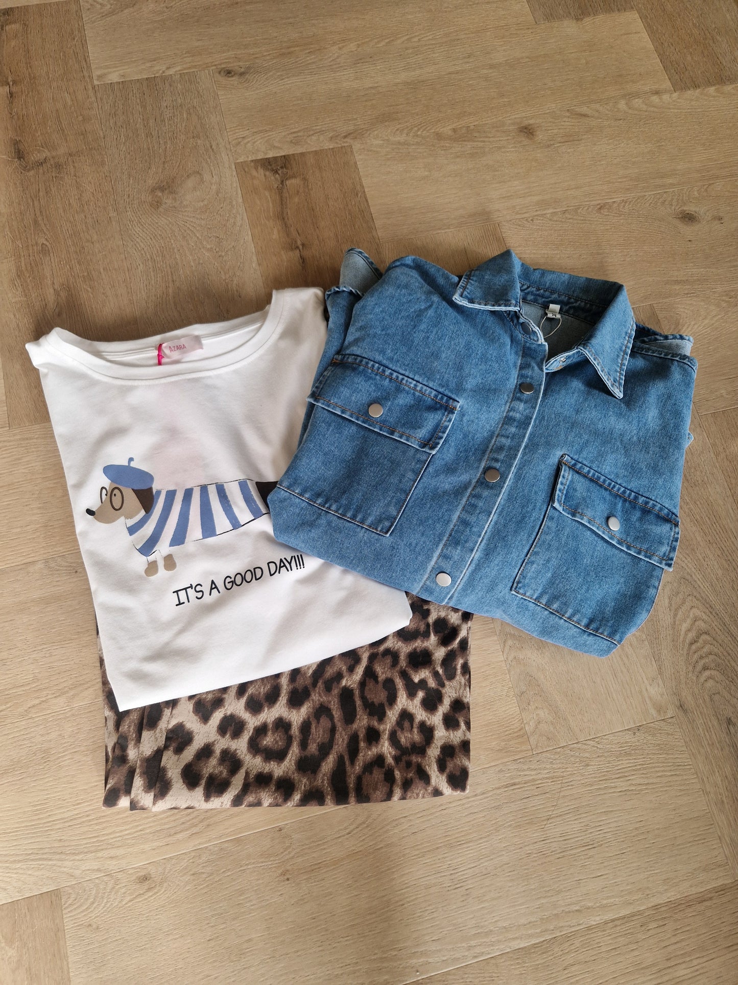 Jeans Blouse – Donkerblauw – Oversized Fit