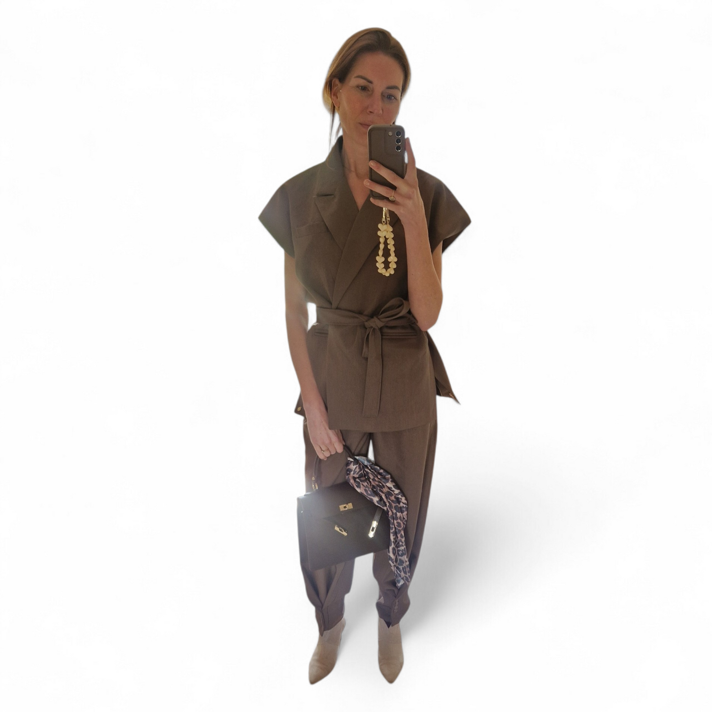 Gilet Mirte – Coffee