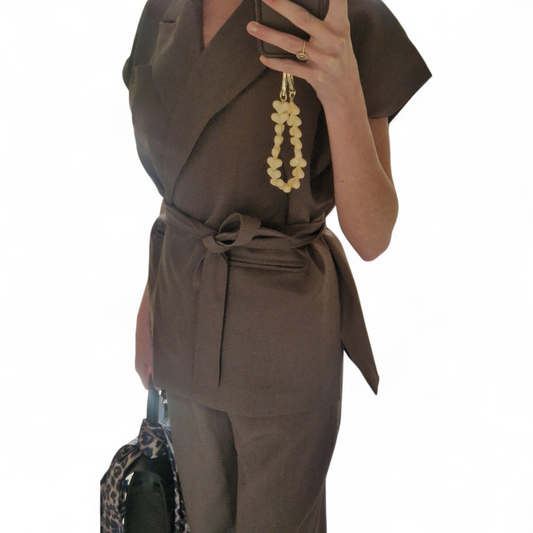 Gilet Mirte – Coffee