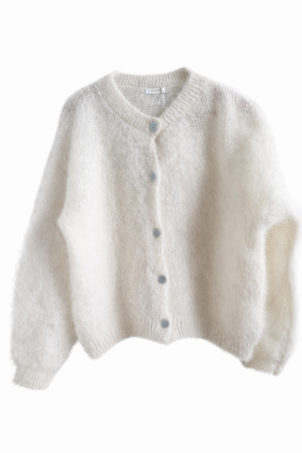 Boebou Mohair Vest – Wit