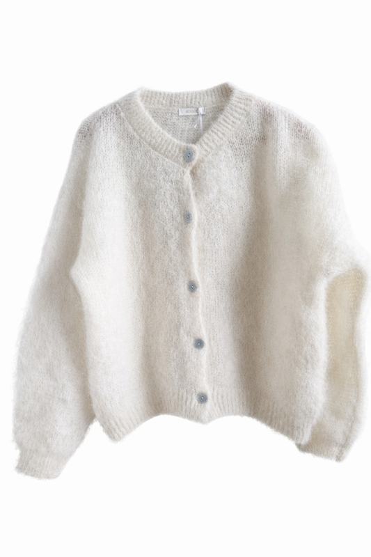 Boebou Mohair Vest – Wit